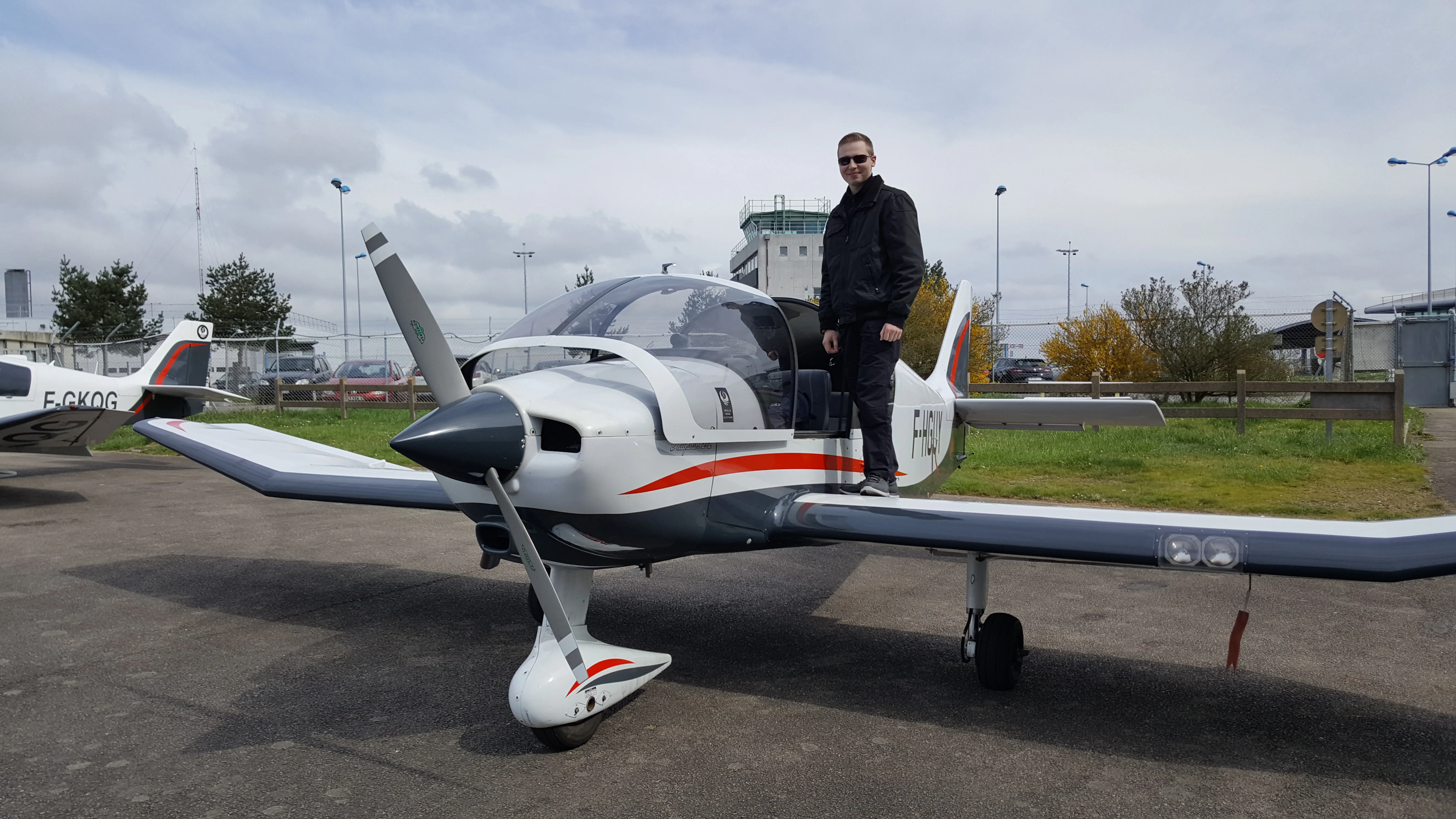 I began the pre-flight inspection.