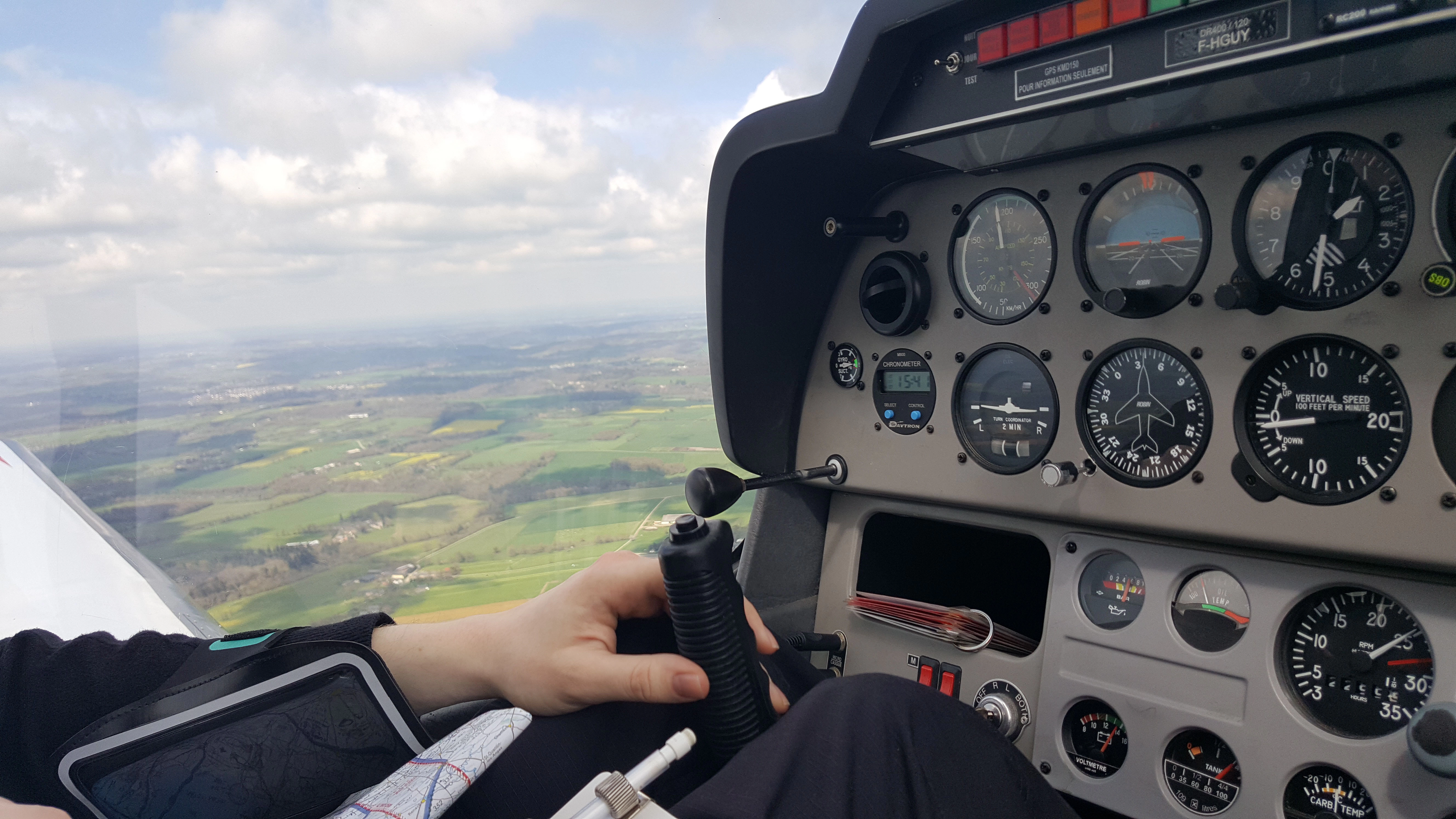 Un pilotage du bout des doigts !
