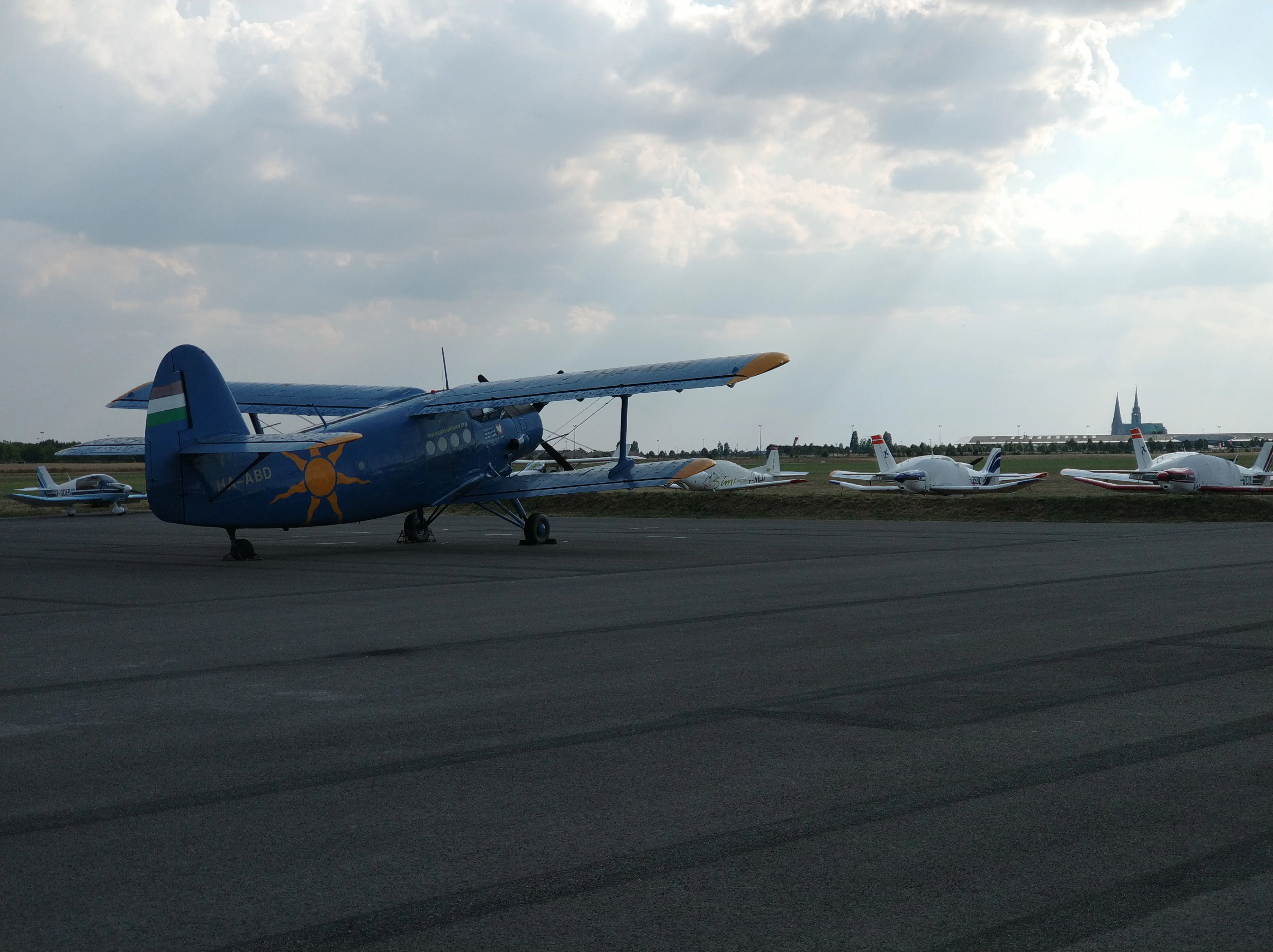 Antonov An-2 chartered for the Hop Tour organization