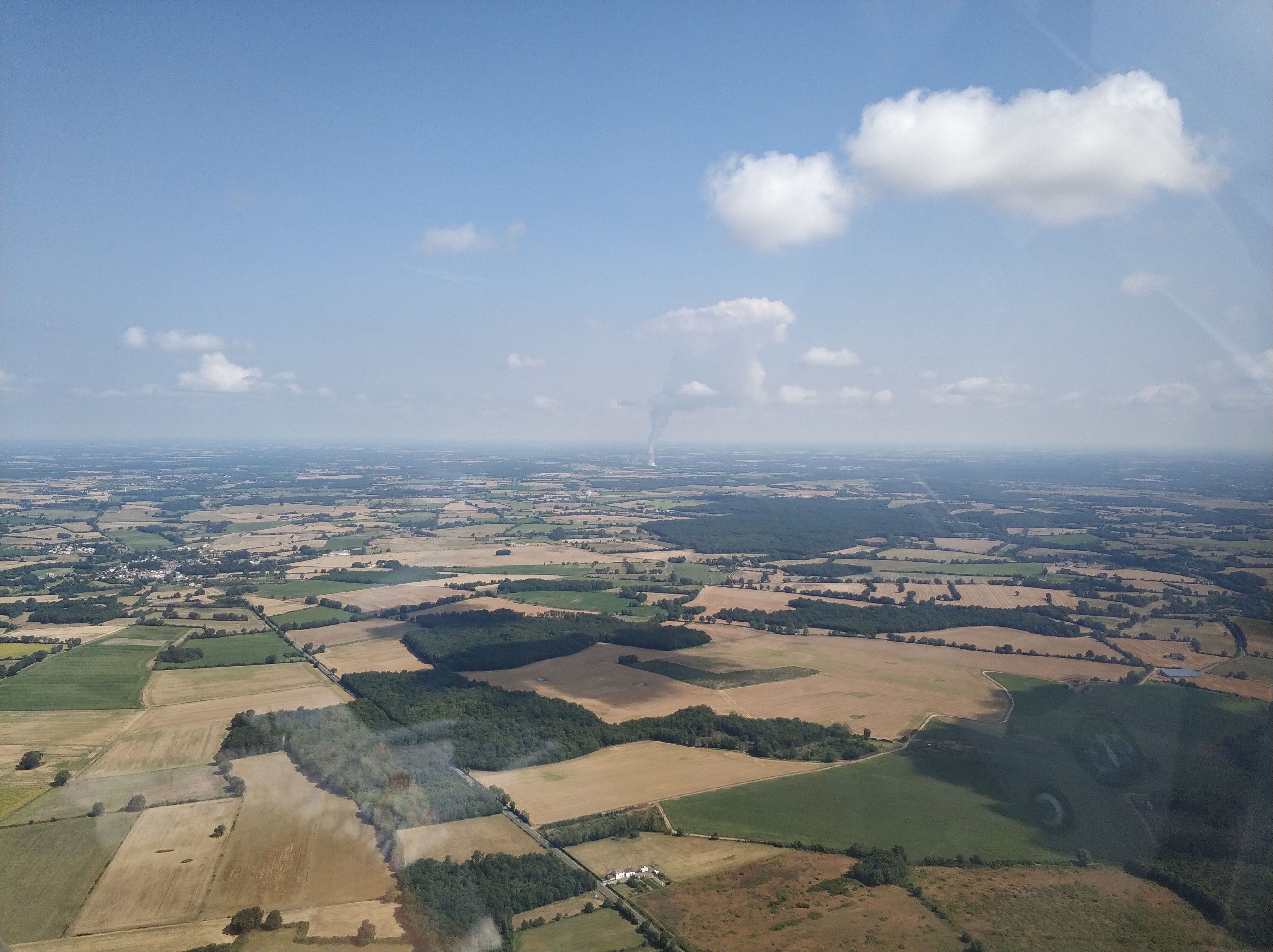 The Civaux nuclear power plant (in the distance) The Civaux nuclear power plant (in the distance)