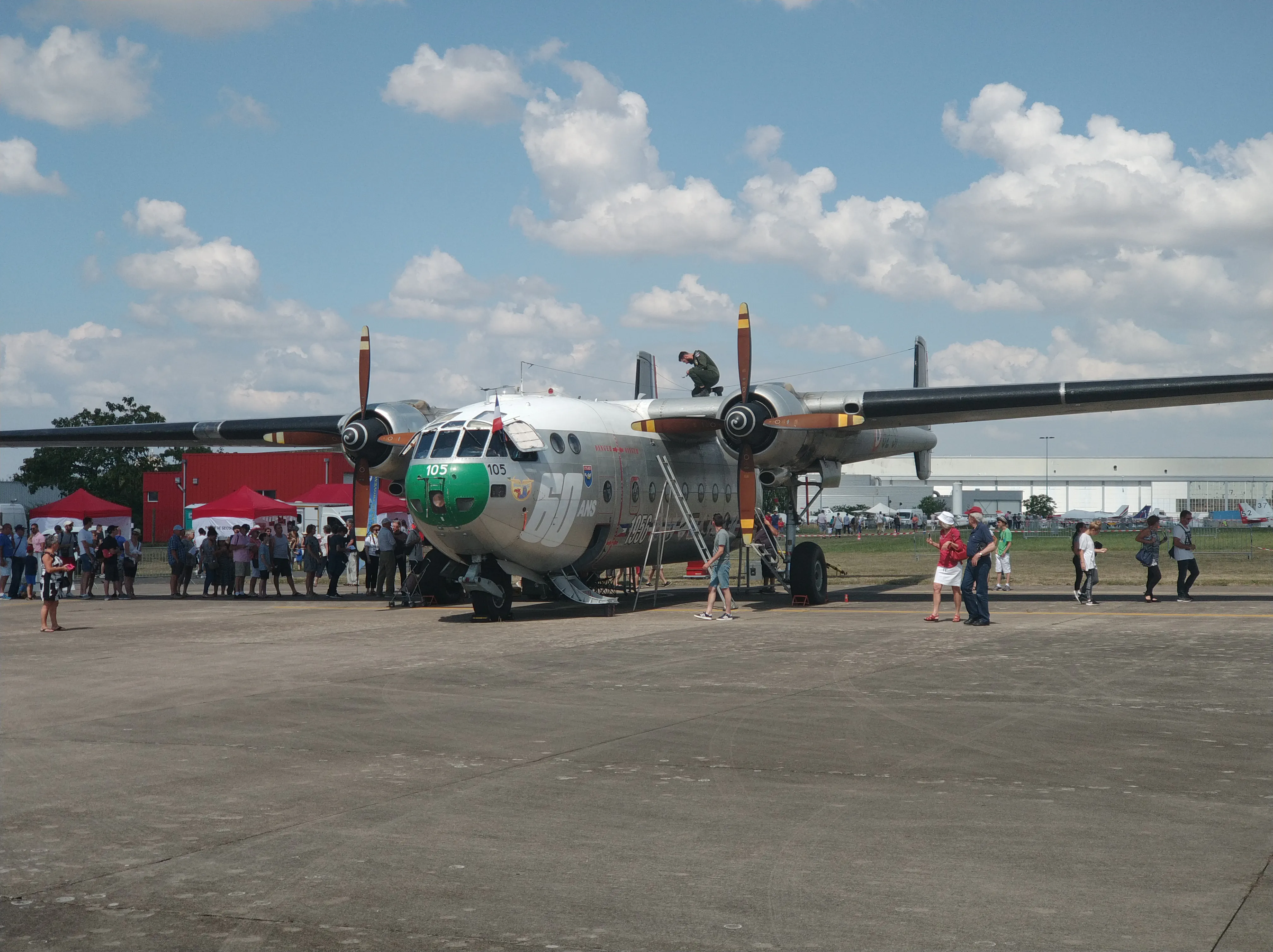 Nord 2501 "Noratlas" at Bourges airfield