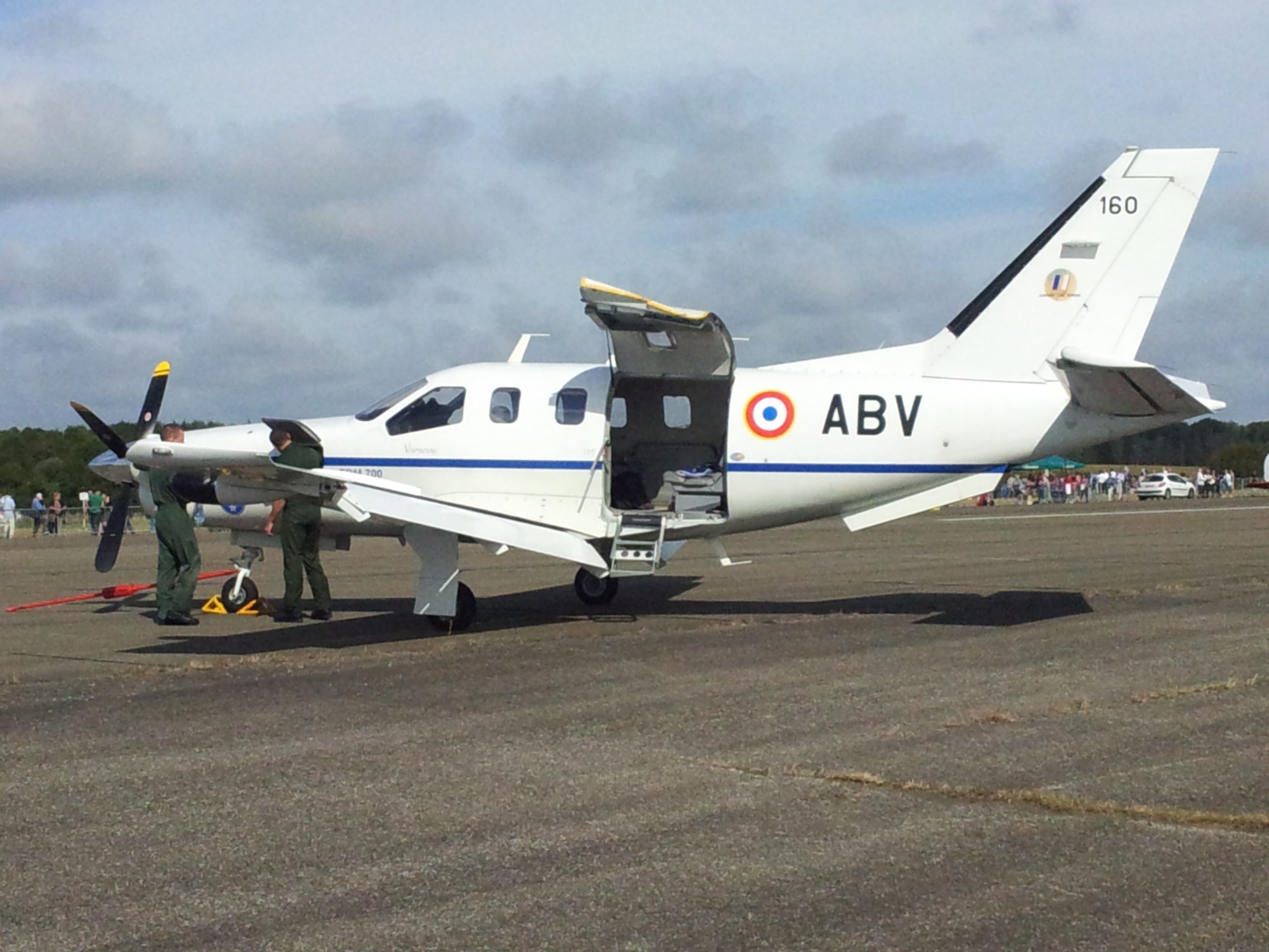 A TBM 700 in 2012 at Lann Bihoué (during an open house event)