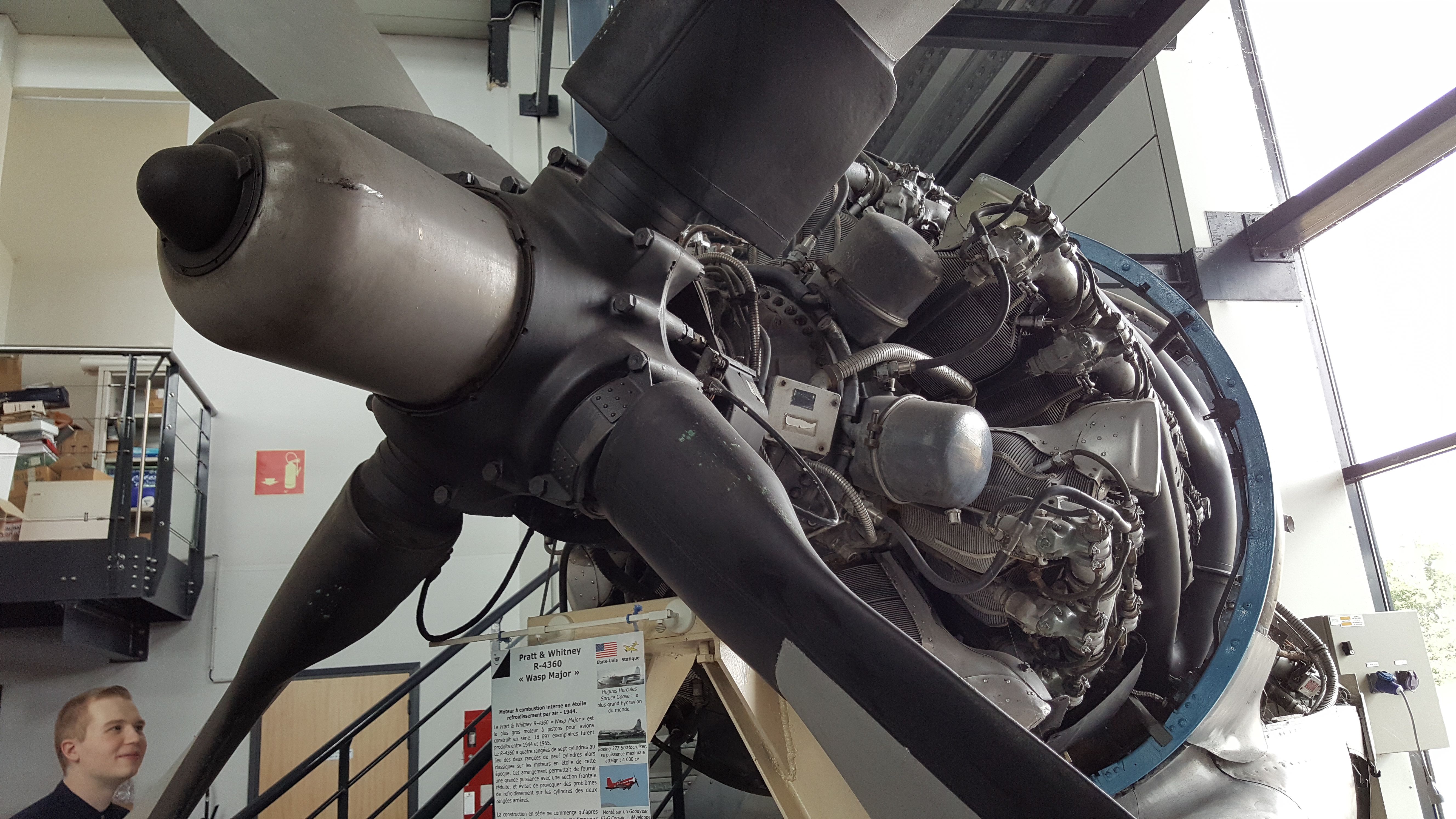 Pratt & Whitney R-4360, nearly 4000 horsepower!