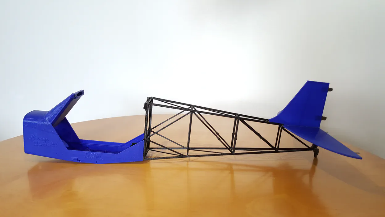 Le fuselage assemblé