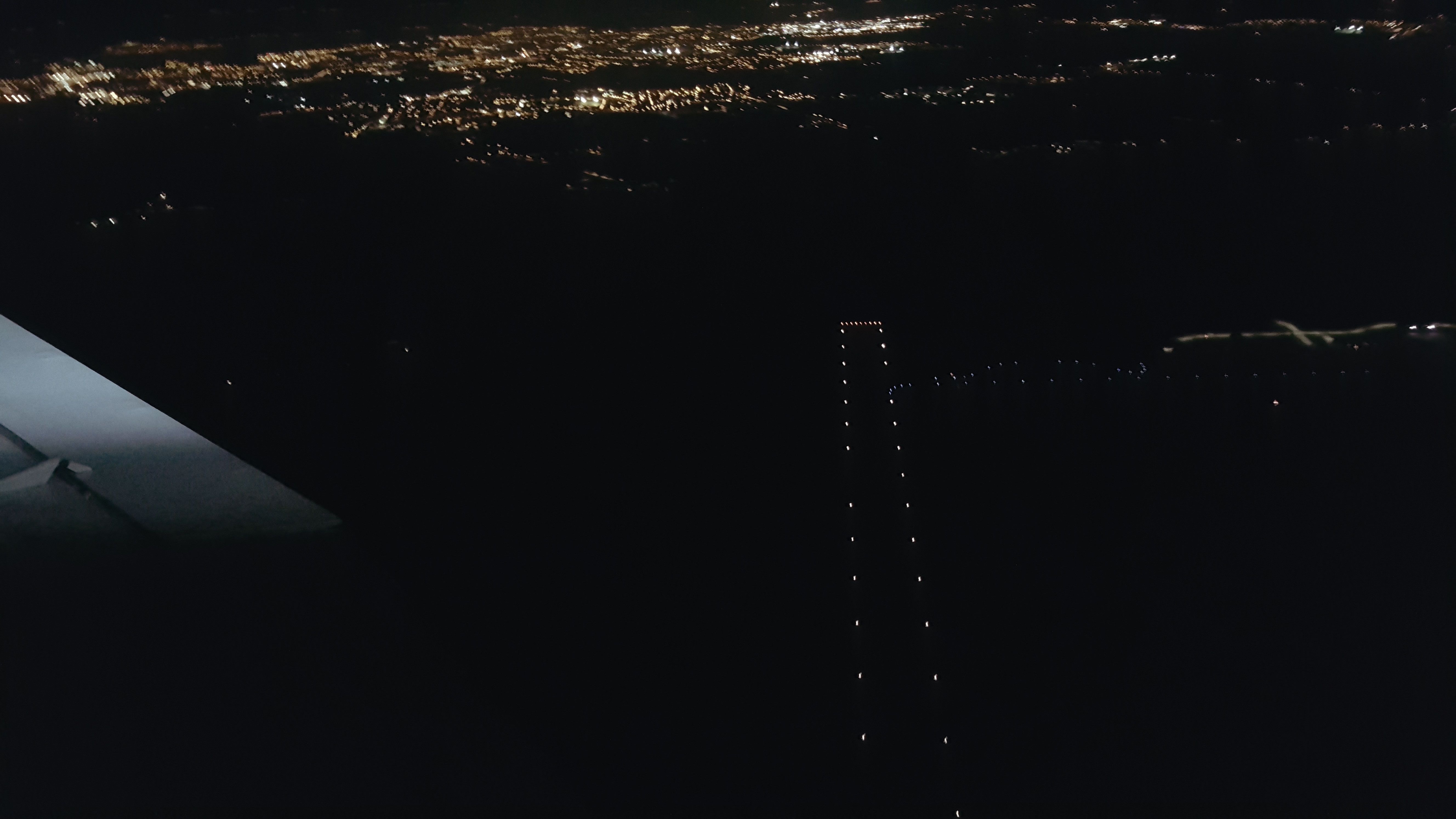 Vannes Airport at night Vannes Airport at night