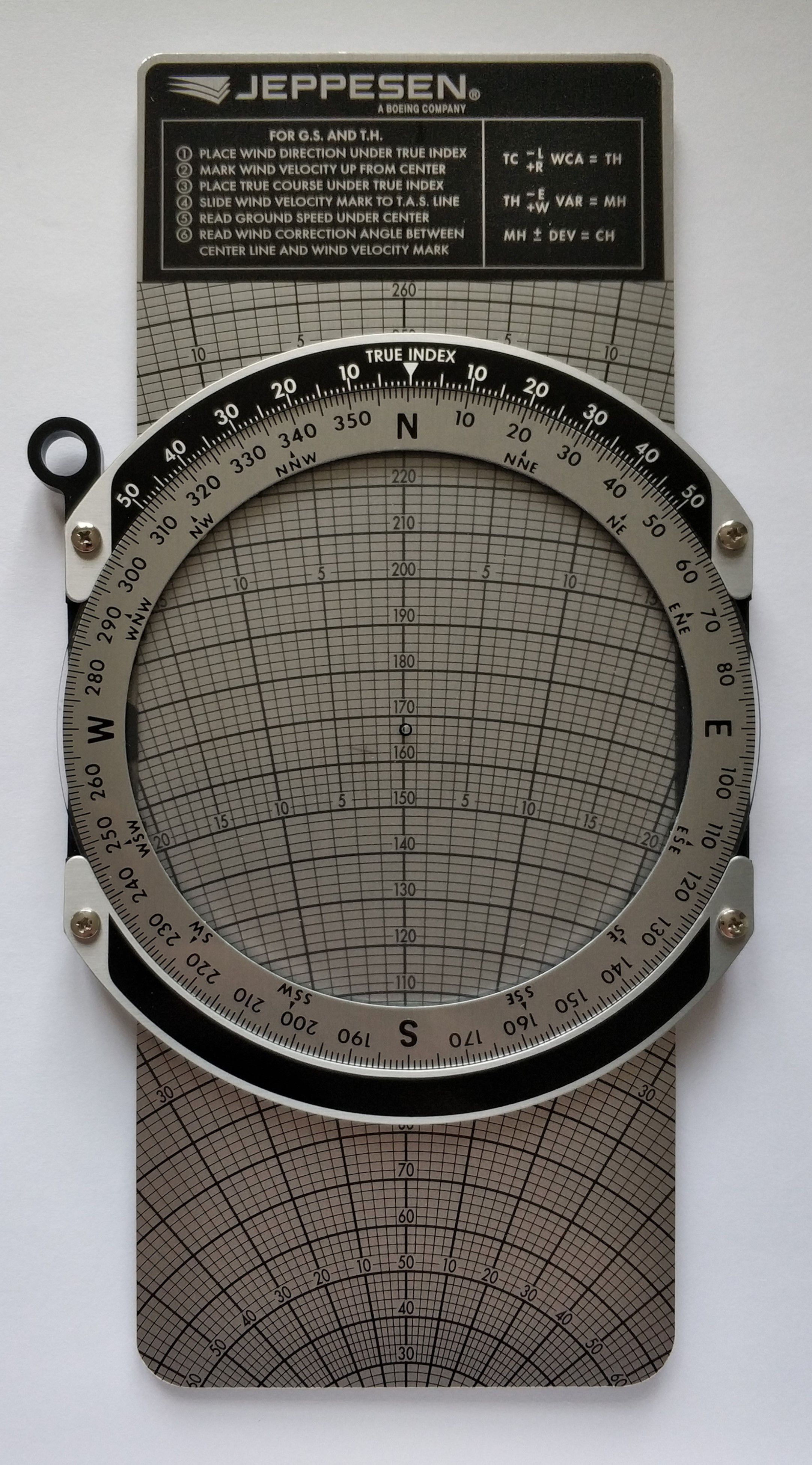 image title Face calculateur de vent